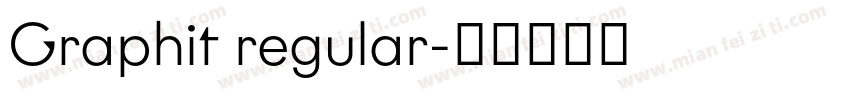 Graphit regular字体转换